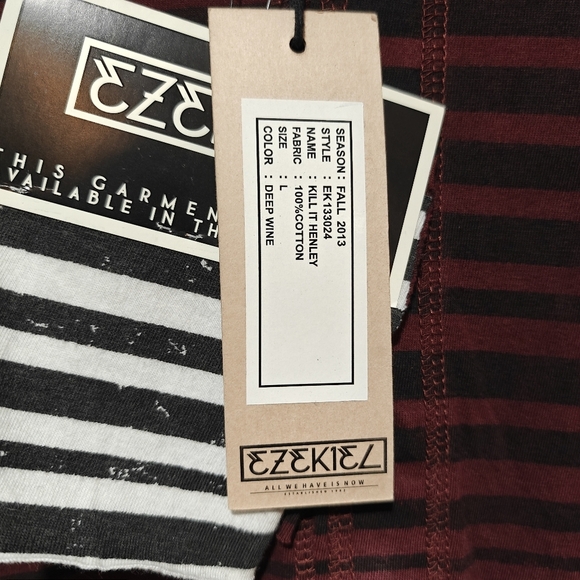 Ezekiel Deadstock Jesse Pinkman Long Sleeve Shirt Men's Large NWT 100% Cotton - Picture 3 of 6